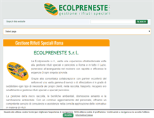 Tablet Screenshot of ecolpreneste.it